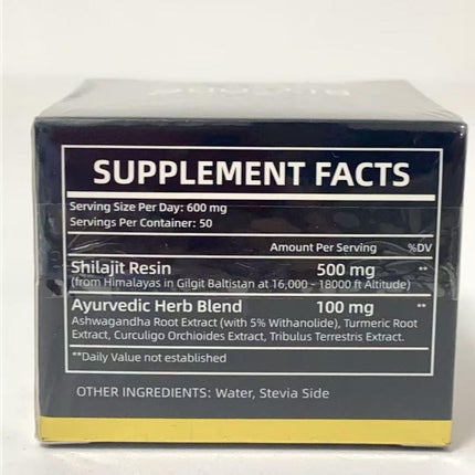 Pure Himalayan Shilajit Gummies  WithAshwagandha, Gokshura  Other Herbs L Noadded Sugar L 60 Chewables Edible Supplement - Royalessencelux