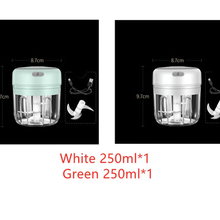 Wireless Mini Baby Food Supplement Electric Garlic Pulling Garlic Pressing Garlic Stirring Garlic - Royalessencelux