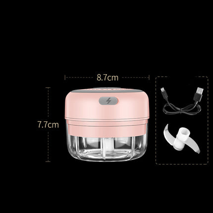 Wireless Mini Baby Food Supplement Electric Garlic Pulling Garlic Pressing Garlic Stirring Garlic - Royalessencelux