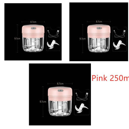 Wireless Mini Baby Food Supplement Electric Garlic Pulling Garlic Pressing Garlic Stirring Garlic - Royalessencelux