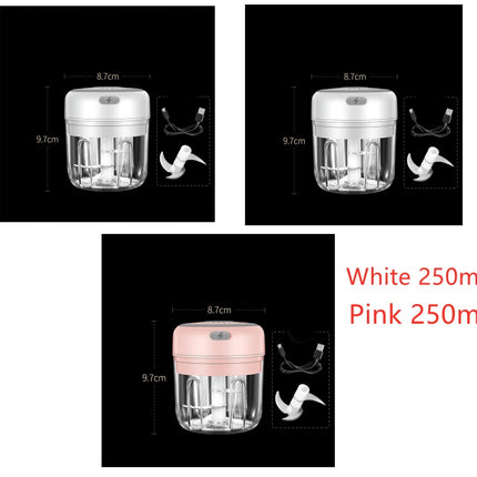 Wireless Mini Baby Food Supplement Electric Garlic Pulling Garlic Pressing Garlic Stirring Garlic - Royalessencelux