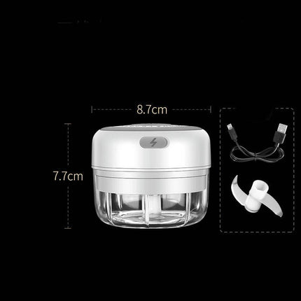 Wireless Mini Baby Food Supplement Electric Garlic Pulling Garlic Pressing Garlic Stirring Garlic - Royalessencelux