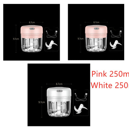 Wireless Mini Baby Food Supplement Electric Garlic Pulling Garlic Pressing Garlic Stirring Garlic - Royalessencelux