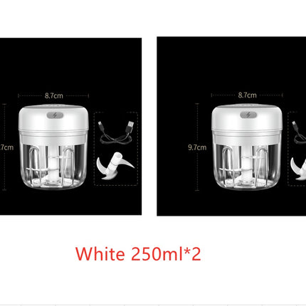 Wireless Mini Baby Food Supplement Electric Garlic Pulling Garlic Pressing Garlic Stirring Garlic - Royalessencelux