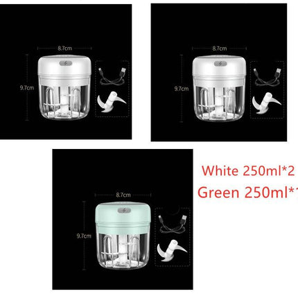 Wireless Mini Baby Food Supplement Electric Garlic Pulling Garlic Pressing Garlic Stirring Garlic - Royalessencelux