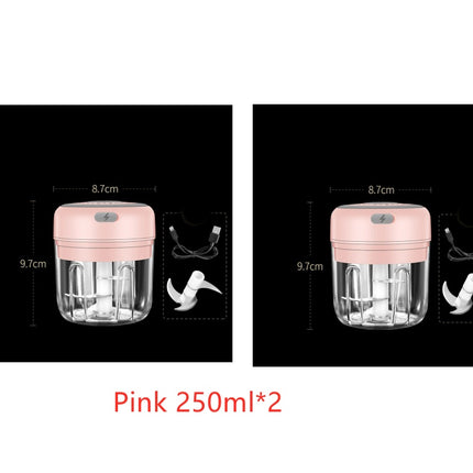 Wireless Mini Baby Food Supplement Electric Garlic Pulling Garlic Pressing Garlic Stirring Garlic - Royalessencelux