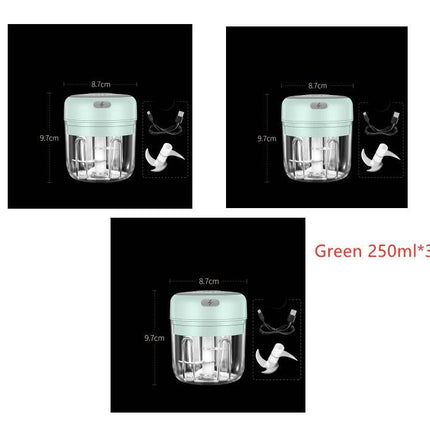 Wireless Mini Baby Food Supplement Electric Garlic Pulling Garlic Pressing Garlic Stirring Garlic - Royalessencelux