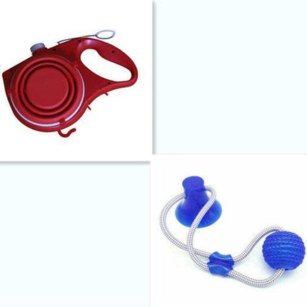 Pet Supplies With Water Bottle, Cup, Pet Rope - Royalessencelux