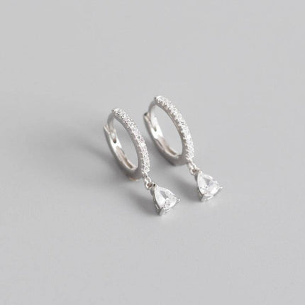 French style wind ear button and silver ear nail - Royalessencelux