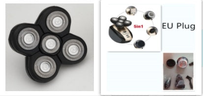 5 In 1 Multifunctional Electric Shaver 5 Blade Razor For Men Shaved Head Rechargeable Shaving Machine Beard Nose Hair Trimmer - Royalessencelux