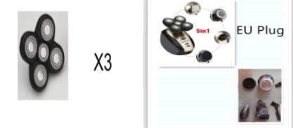 5 In 1 Multifunctional Electric Shaver 5 Blade Razor For Men Shaved Head Rechargeable Shaving Machine Beard Nose Hair Trimmer - Royalessencelux