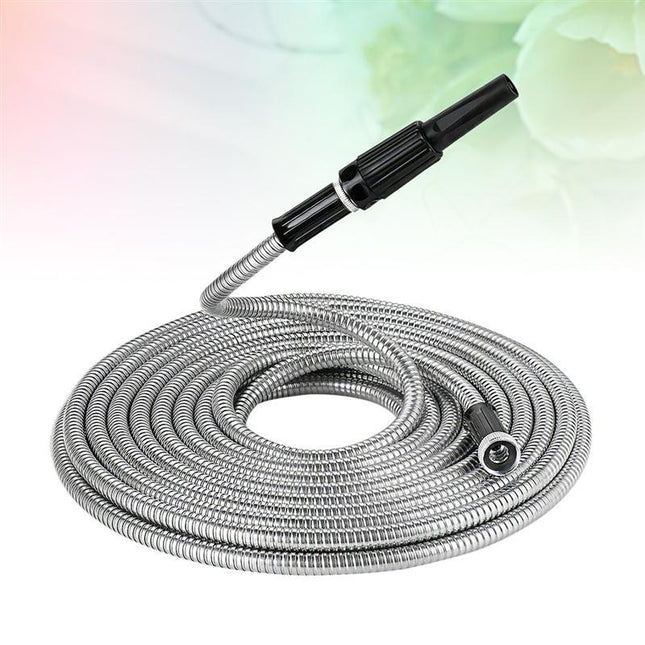 Stainless steel metal garden hose - Royalessencelux