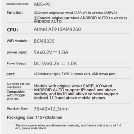 Car Audio And Video Entertainment Box Original Car Wired To Wireless - Royalessencelux