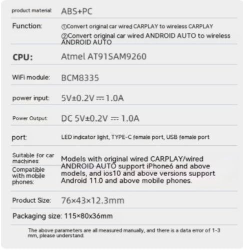 Car Audio And Video Entertainment Box Original Car Wired To Wireless - Royalessencelux