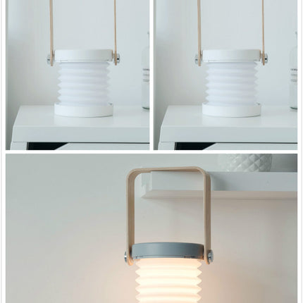 Foldable Touch Dimmable Reading LED Night Light Portable Lantern Lamp USB Rechargeable For Home Decor - Royalessencelux