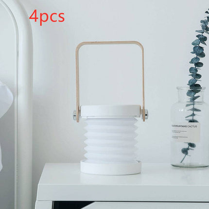 Foldable Touch Dimmable Reading LED Night Light Portable Lantern Lamp USB Rechargeable For Home Decor - Royalessencelux
