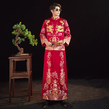 Men's And Women's Suits Embroidered Kimono Chinese Wedding Couples - Royalessencelux