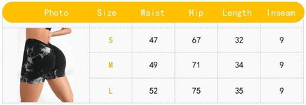 3 PACK Tie Dye Active Wear Shorts, Women Workout Shorts, High Waisted Contour Gym Yoga Biker Shorts, V Back Booty Biker Workout Gym Running Shorts - Royalessencelux