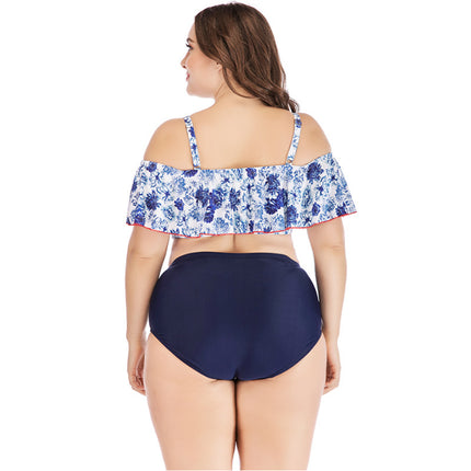 Women's printed plus size swimsuit - Royalessencelux