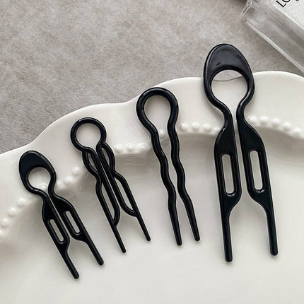 Fashion Back Head Bun Lazy Updo Gadget Hair Comb Hairpin - Royalessencelux