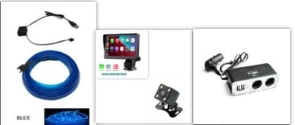 7 IPS Car Smart Screen Wireless Carplay Auto Mobile Phone Projection Screen Navigation - Royalessencelux