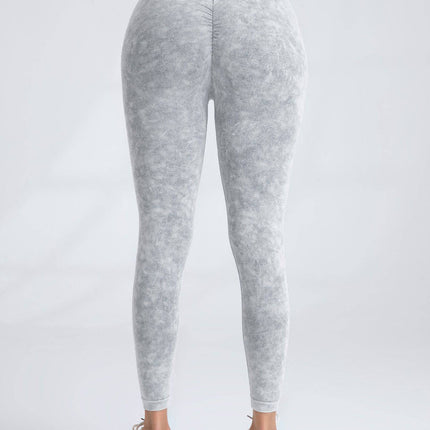 4 Pieces Scrunch Butt Lifting Workout V Back Leggings - Royalessencelux