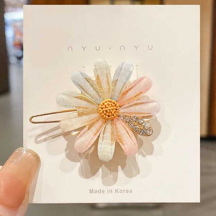 Summer Alloy Handmade Temperament Petals Barrettes - Royalessencelux
