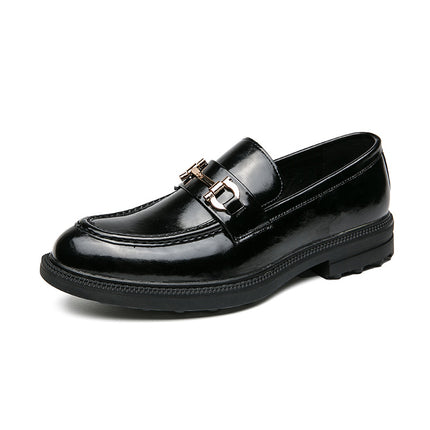 Horsebit Loafers Male Fashion Formal Wear Lace-up Platform - Royalessencelux