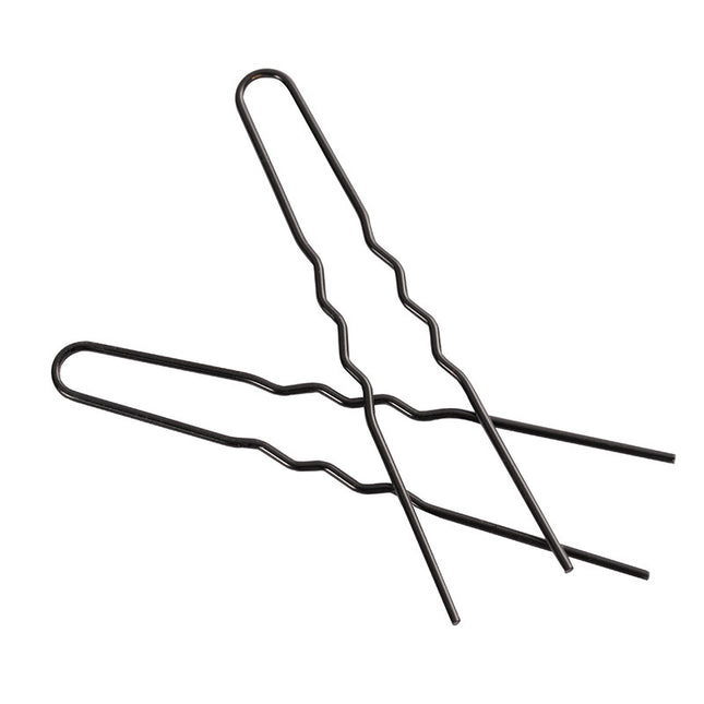 DIY Hair Accessories Material Retro Wave U-shaped Variety Two Teeth Hairpin - Royalessencelux