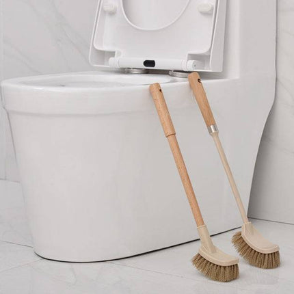 Wooden Household Handle Toilet Brush Cleaning Tools Bathroom Cleaning Brush Kitchen Floor Cleaner Brushes - Royalessencelux