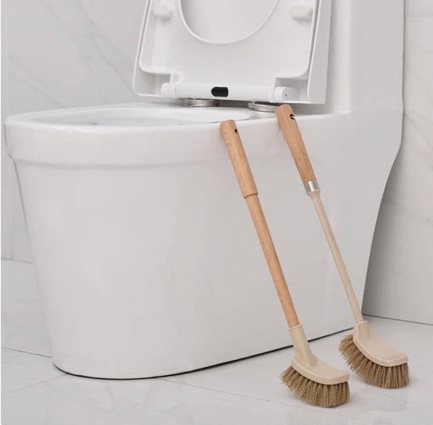 Wooden Household Handle Toilet Brush Cleaning Tools Bathroom Cleaning Brush Kitchen Floor Cleaner Brushes - Royalessencelux