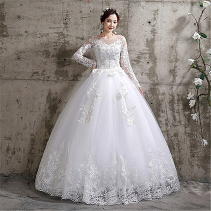 Wedding Dress Bridal Sleeves Wedding Wedding Dress Was Thin And Thin - Royalessencelux