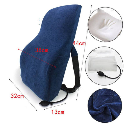 Car Seat Memory Foam Waist Cushion - Royalessencelux