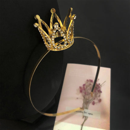 Childrens Festival Show Hair Comb Crown Rhinestone Accessories - Royalessencelux