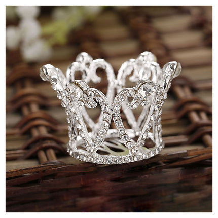 Childrens Festival Show Hair Comb Crown Rhinestone Accessories - Royalessencelux