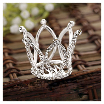 Childrens Festival Show Hair Comb Crown Rhinestone Accessories - Royalessencelux