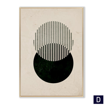 Modern Vintage Black Poster Abstract Wall Art Canvas Painting - Royalessencelux