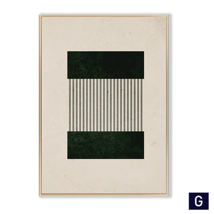 Modern Vintage Black Poster Abstract Wall Art Canvas Painting - Royalessencelux