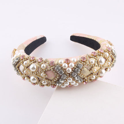 New European And American Style Exaggerated Sponge Baroque Headband - Royalessencelux