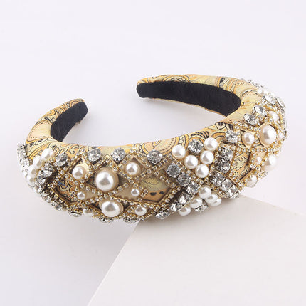 New European And American Style Exaggerated Sponge Baroque Headband - Royalessencelux