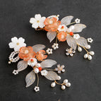 A pair of orange blossoms