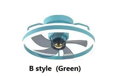 Simple Fashion Living Room Bedroom Dining Room Fan Lamp - Royalessencelux