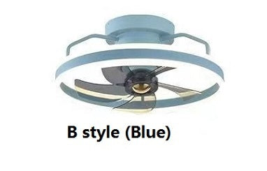 Simple Fashion Living Room Bedroom Dining Room Fan Lamp - Royalessencelux