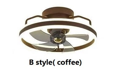 Simple Fashion Living Room Bedroom Dining Room Fan Lamp - Royalessencelux