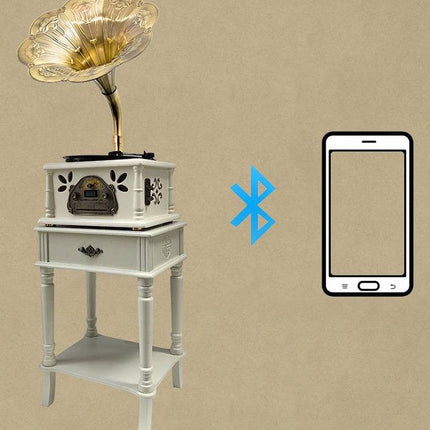 Vintage Phonograph Old Classical Living Room Tea Stereo - Royalessencelux