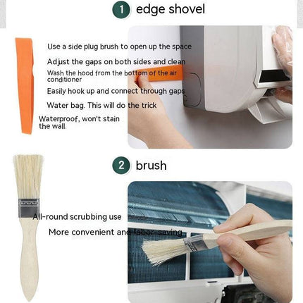 Air Conditioner Waterproof Cover Full Set Of Cleaning Tools Suit - Royalessencelux