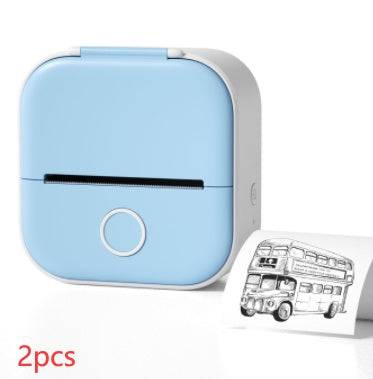 Portable Mini Thermal Label Printer Home Photo Printer Student Wrong Question Printer Bluetooth-compatible Mini Label Printer Price Tag - Royalessencelux
