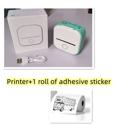 Portable Mini Thermal Label Printer Home Photo Printer Student Wrong Question Printer Bluetooth-compatible Mini Label Printer Price Tag - Royalessencelux