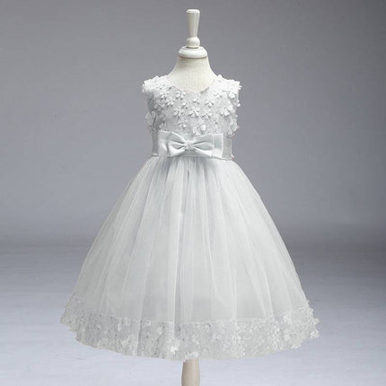 Summer Skirt Kids Girls Princess Tutu Flower Children Wedding Dress Wholesale Show Skirt - Royalessencelux