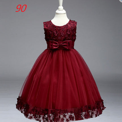 Summer Skirt Kids Girls Princess Tutu Flower Children Wedding Dress Wholesale Show Skirt - Royalessencelux